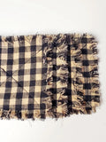 Black Check Rag Coasters