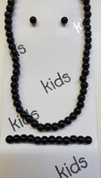 Girls 3PC Pearl Bracelet Necklace & Earring Set