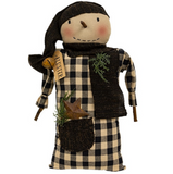 Country Primitive Bluster the Snowman Doll