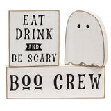 Set/3 Country Primitive Boo Crew Blocks