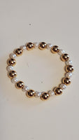 3 Pc Stretch Bracelet Set Brown