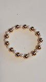 3 Pc Stretch Bracelet Set Brown