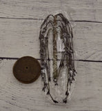 Primitive Burgundy Pip Berry Weeping Willow Tree 7"