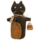 Primitive Trick or Treat Cat Doll