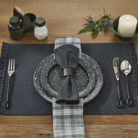 Country Primitive Solid Black Placemat