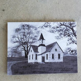 Billy Jacobs Let Go and Let God Canvas Black & White