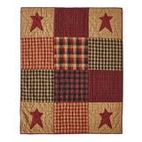 Country Primitive Connell Quilted Patchwork Throw