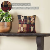 Country Primitive Connell Patchwork Pillow