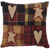 Country Primitive Connell Patchwork Pillow
