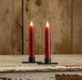 Red Moving Flame Taper Candles