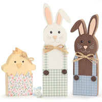 Easter Bunnies and Chick Shelf Sitters
