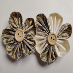 Fabric Flower Magnets