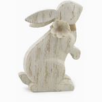 Alva Standing Easter Bunny with Flower Accent