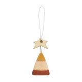 Set of 4 Primitive Wooden Halloween Ornaments