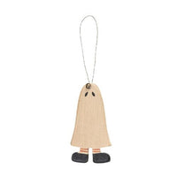 Set of 4 Primitive Wooden Halloween Ornaments