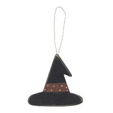 Set of 4 Primitive Wooden Halloween Ornaments