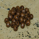 48 Primitive Rusty Tin Jingle Bells 6mm