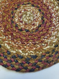 Ginger Spice Jute Trivet 8" Round