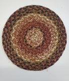 Ginger Spice Jute Trivet 8" Round