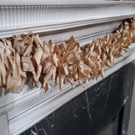 Country Primitive 6 foot Grungy Muslin Rag Garland