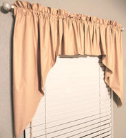 Handmade Country Primitive Tea Stained Muslin Swag Curtains