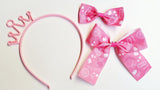 Kids 3pc Hair Bow and Headband Sets