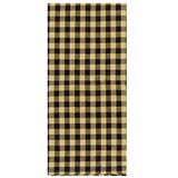 Country Primitive Heritage House Black Check Hand Towel Dish Towel