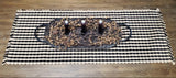 Heritage house Black Table Runner