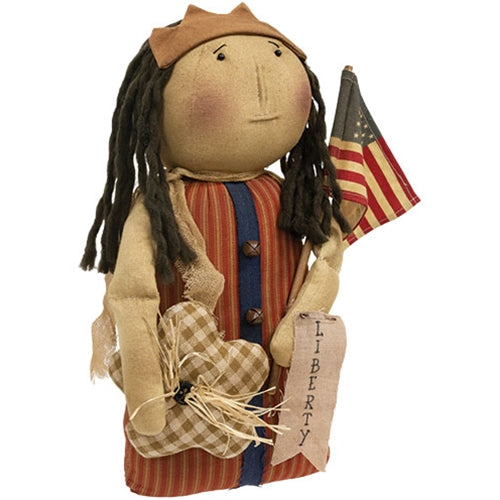 Country Primitive Patriotic Liberty Doll