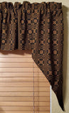 Colonial Primitive Lovers Knot Jacquard Swags 36"