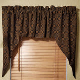 Colonial Primitive Lovers Knot Jacquard Swags 36"