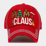 Red Mama Claus Baseball Cap