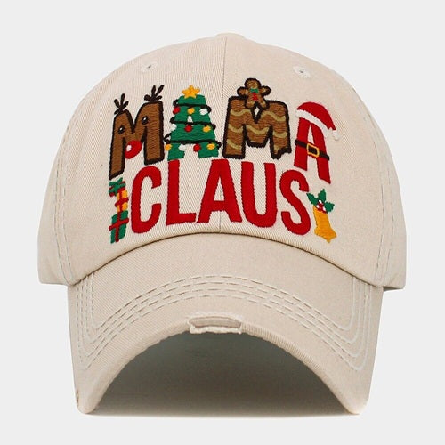 Stone Mama Claus Baseball Cap