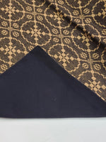 Marshfield Black Jacquard Table Runner 36"