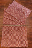 Country Primitive Colonial Marshfield Red Placemat