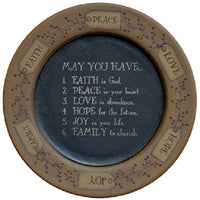 Decorative Plate _ Faith in God