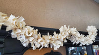 Country Primitive 6 foot Solid Beige Muslin Rag Garland