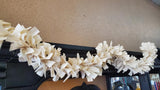 Country Primitive 6 foot Solid Beige Muslin Rag Garland