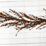 Orange and Black Pip Berry Garland