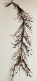 Primitive Red White and Blue Pip Berry Garland 55 Inch