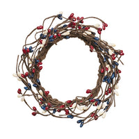 Patriotic Pip Berry Candle Ring