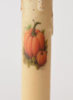 Pumpkin Timer Taper Candle