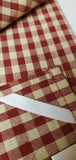 Red Check Homespun Kitchen Towel