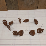 Rusty Pumpkin Garland