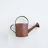 Primitive Rusty Tin Flat Back Watering Can