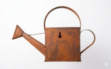 Primitive Rusty Tin Flat Back Watering Can