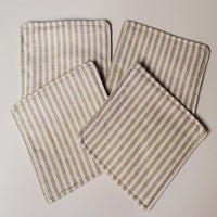 Sage Green Stripe Coasters