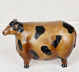 Country Primitive Resin Cow Figurine
