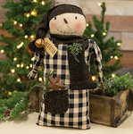 Country Primitive Bluster the Snowman Doll