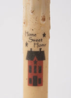 Country Primitive Saltbox House Led Timer Taper Candle 7"